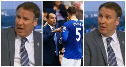 Watch: Paul Merson’s incredible, hilarious and angry rant about Roberto Martinez and John Stones