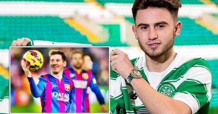 Celtic’s new loan star says playing like Lionel Messi “comes naturally to me”