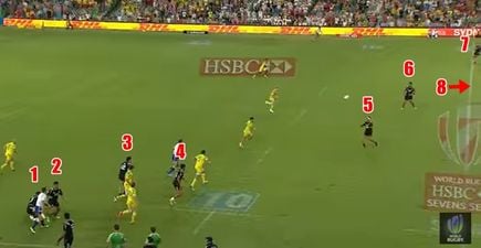 WATCH: New Zealand field eight men to snatch last-gasp Savea try at Sydney Sevens