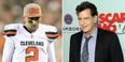 Things have got so bad for Johnny Football that Charlie Sheen is offering life advice