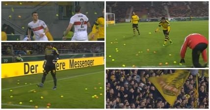 VIDEO: Liverpool fans could learn a lot from Borussia Dortmund supporters whose ticket price protest causes chaos