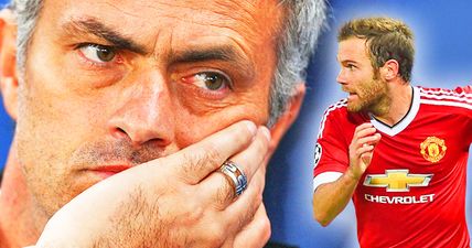 Manchester United fans unhappy with rumours that Jose Mourinho would mean the end for Juan Mata