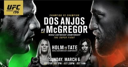 The 11th bout has been added to the UFC 196 fight card