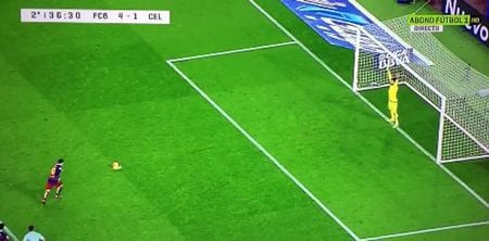 WATCH: Barcelona are after scoring a penalty you’ll be seeing replays of for years to come