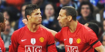 WATCH: Rio Ferdinand’s great response to Cristiano Ronaldo claiming they barely spoke