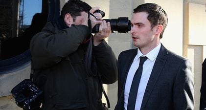 Emotional Adam Johnson has been describing his illicit meetings with schoolgirl