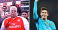 VIDEO: Hilariously cocky Arsenal fan made to eat his disrespectful words after Barcelona game