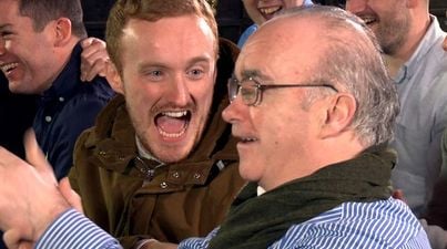 VIDEO: Irish football fans go from despair to delirium in a matter of seconds