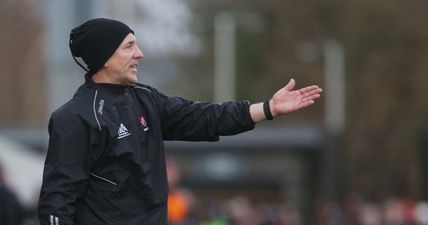 VIDEO: Derry manager Damian Barton hit with eight-week ban for involvement in this melee with Tyrone