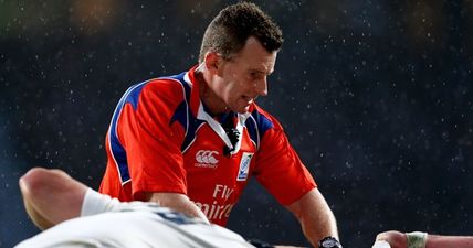 Do any travelling Irish fans have a spare pair of boots? If so, get in touch with Nigel Owens