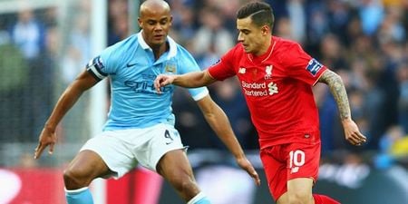 VIDEO: Vincent Kompany’s utter class shines through just moments after Liverpool’s League Cup heartache