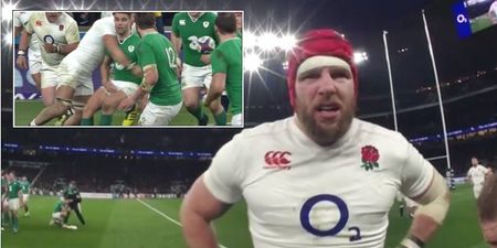 English enforcer James Haskell may argue with how he was described on Irish radio last night