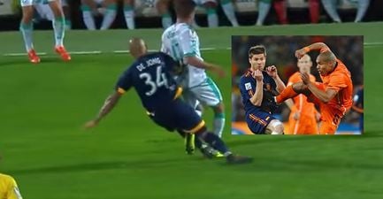 VIDEO: Nigel De Jong introduces himself to Americans in the most Nigel De Jong way possible