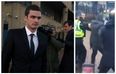 VIDEO: Adam Johnson’s father involved in scuffle as he leaves Bradford Crown Court