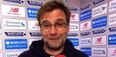 WATCH: Jurgen Klopp summing up victory in one word is so much better than it sounds