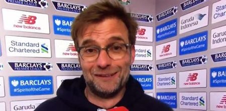 WATCH: Jurgen Klopp summing up victory in one word is so much better than it sounds