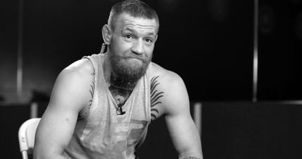 A rare moment of press conference humility from Conor McGregor ahead of UFC 196