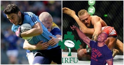 Fan survey says Bernard Brogan would make a fine Irish rugby player, Conor McGregor for scrum-half