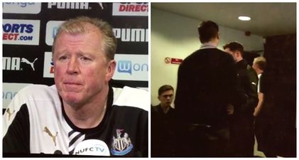 Watch: Steve McClaren confronted after accusing journalist of having an agenda against Newcastle