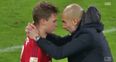 Watch: Pep Guardiola delivers passionate post-game talk to Bayern Munich youngster