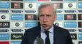 Watch: Alan Pardew did a bizarre impression of a super-slow motion replay after losing to Liverpool