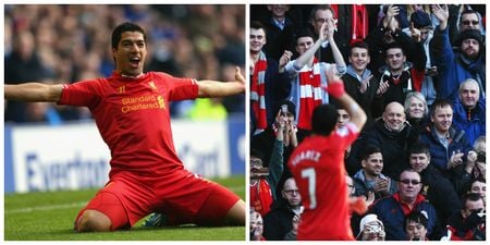 VIDEO: Luis Suarez returns to Liverpool’s training ground to surprise former teammates