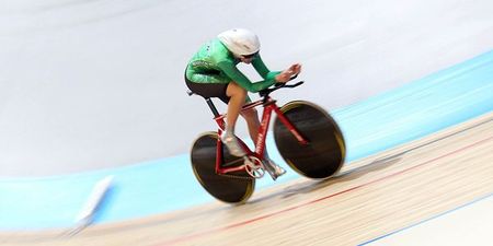 PIC: Irish cyclist’s collarbone very much broken after velodrome smash (NSFW)