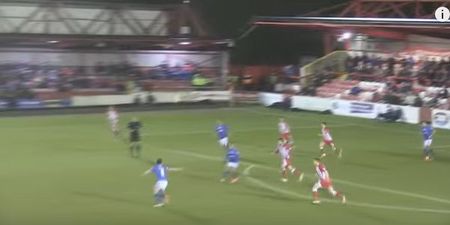 VIDEO: Irish footballer’s golazo would make one weep at its beauty