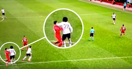 VIDEO: Marouane Fellaini’s vicious elbow to Emre Can’s cheek goes unnoticed and unpunished at Anfield