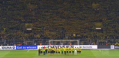 VIDEO: Touching scenes as Dortmund fans belt out tribute to supporter who tragically died during match