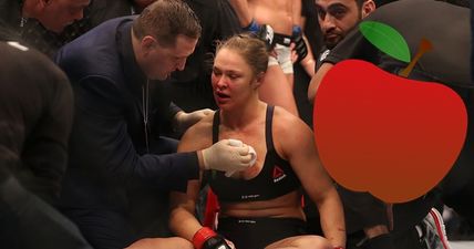 WATCH: Ronda Rousey can eat apples again, four months after being brutally beaten by Holly Holm