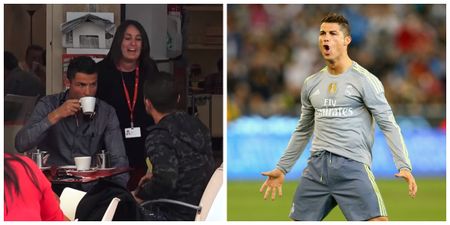 VIDEO: Here’s why going for tea with Cristiano Ronaldo would be an absolute nightmare