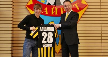 Andrey Arshavin joins club in the very backwater of world football