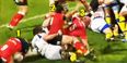 Nathan Hines tells us how he managed to pin three Ulster players in one extremely illegal move