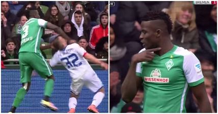 WATCH: On-loan Chelsea defender commits horrific foul, follows up with slit-throat gesture