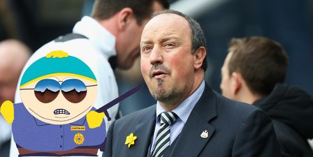 PIC: If you were to bet on one Premier League manager to wear Cartman socks it would be Rafa Benitez