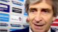 VIDEO: Fed up Manuel Pellegrini walks out of interview after Manchester City derby defeat