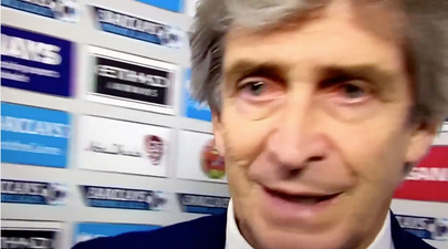 VIDEO: Fed up Manuel Pellegrini walks out of interview after Manchester City derby defeat