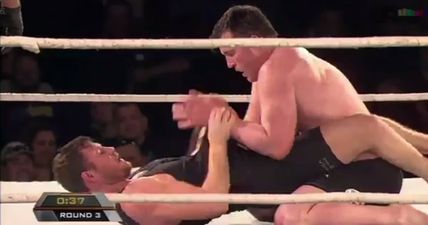 WATCH: Chael Sonnen and Michael Bisping grappled to a draw in bizarre Phoenix event on Sunday