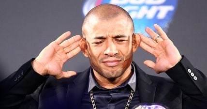 Jose Aldo must be regretting making these comments about the interim belt