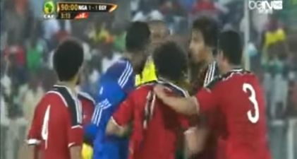 Watch: Egypt players lose it with referee after very controversial, late decision