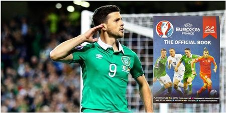 Ireland’s stunning victory over Germany glossed over in Uefa’s official Euro 2016 guide