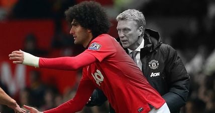 Marouane Fellaini drops David Moyes’ name as he explains the stick he gets from supporters