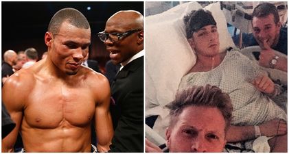 Chris Eubank Jr reacts to news that Nick Blackwell has woken from his coma