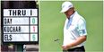 Ernie Els manfully attempts to explain six-putting from inside three feet