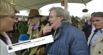 Some English people seemed bemused by Mouse Morris’ Grand National interview