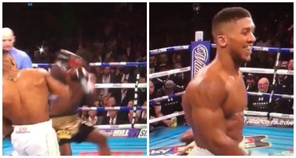 Watch: Anthony Joshua wins world title with stunning second round KO