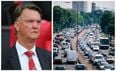 Manchester United are the butt of the jokes as their traffic problems delay kick-off against Spurs