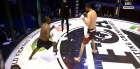 WATCH: Russian promotion produces one of the worst dives in MMA history