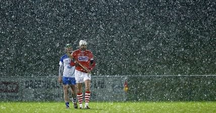 PICS: Biblical weather descends on one Cork GAA club but they played away